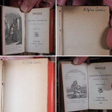 Load image into Gallery viewer, Sacchetti, Franco. Novelle cittadino fiorentino. G. Barbera, editore. Firenze. 1860. >>MINIATURE BOOKS WITH OCCULT ASSOCIATION IN GOTHIC BOOKCASE<<