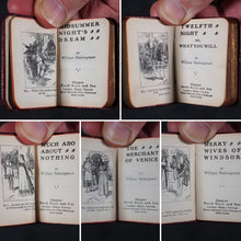 Load image into Gallery viewer, Shakespeare, William. Ellen Terry: A Midsummer Night's Dream, Much Ado About Nothing, Merchant Of Venice, Twelfth Night, The Merry Wives of Windsor. Bryce, David & Son Glasgow. 1904. Five matching volumes.