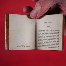 Load image into Gallery viewer, Drops of Dew. To Exhilarate and Fructify the People of God. Fifth Edition. >>UNRECORDED MINIATURE BOOK<< Publication Date: 1845 CONDITION: VERY GOOD