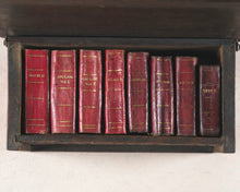 Load image into Gallery viewer, Miniature Historic Library, in Eight volumes. Early illustrated miniature children's books in oak chest. Alfred Mills. Darton and Harvey. London. 1807-
