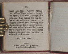 Load image into Gallery viewer, Miniature Historic Library, in Eight volumes. Early illustrated miniature children's books in oak chest. Alfred Mills. Darton and Harvey. London. 1807-