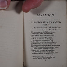 Load image into Gallery viewer, Marmion. A Tale of Flodden Field.>>EARLY MINIATURE PAPERBACK BOOK<< Scott, Sir Walter. Publication Date: 1847 CONDITION: VERY GOOD