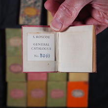 Load image into Gallery viewer, Infant's Library. Marshall, John. Circa 1800. 16 volumes. Complete with original sycamore bookcase.