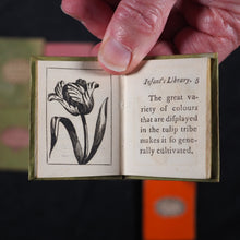 Load image into Gallery viewer, Infant's Library. Marshall, John. Circa 1800. 16 volumes. Complete with original sycamore bookcase.