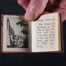 Load image into Gallery viewer, Infant's Library. Marshall, John. Circa 1800. 16 volumes. Complete with original sycamore bookcase.
