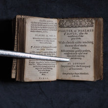 Load image into Gallery viewer, Bèze, Théodore de. Psalter or Psalmes of Dauid : after the translation of the great Bible, pointed as it shall be said or sung in churches: with the morning & euening praier. Company of Stationers. London. 1606.