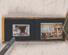 Load image into Gallery viewer, Photograph Album, miniature. Miniature photograph album of Her Royal Highness, Queen Mary's Dolls' House. Circa 1990.
