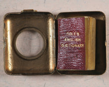 Load image into Gallery viewer, Bryce, David & Son. Glasgow. Advertising. Smallest English Dictionary in the World. Circa 1896. Promo for world's largest bookshop in 1896.