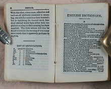 Load image into Gallery viewer, Bryce, David & Son. Glasgow. Advertising. Smallest English Dictionary in the World. Circa 1896. Promo for world's largest bookshop in 1896.