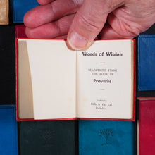 Load image into Gallery viewer, Words of Wisdom. Selections from the Book of Proverbs. Hills & Co. Ye St. Luke's Press. London. Circa 1910.