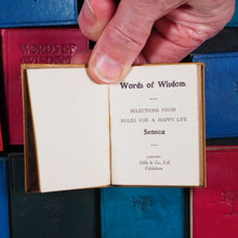 Load image into Gallery viewer, Seneca. Words of Wisdom. Selections from Rules for a Happy Life. Seneca. Hills & Co. Ye St. Luke's Press. London. Circa 1909.