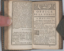 Load image into Gallery viewer, Office De La Vierge Pour tous les Tems de l'Année : Avec Un Exercice pendant la Messe. Durand, Chez. Paris. 1760.