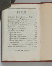 Load image into Gallery viewer, Heures de Jeunes Chrétiens. Marcilly. Rue St. Jacques, no. 10. Paris. Circa 1840.