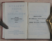 Load image into Gallery viewer, Shakespeare, William. Twelfth Night. Bryce, David & Son. Glasgow. 1904.