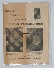 Load image into Gallery viewer, Catalogue. David Bryce & Son's Tartan Publications. Bryce & Son. 133, West Campbell Street. Glasgow. Circa 1905.