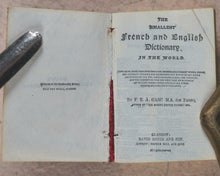 Load image into Gallery viewer, Bryce, David & Son. Glasgow. Advertising. Smallest French And English Dictionary In The World. Gasc, F.E.A. (editor). Pears promo. 1896.