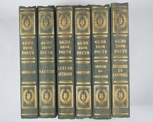 Load image into Gallery viewer, Gems from the Poets. Falconer to Campbell. Chaucer to Goldsmith. Shakespeare, American. Living Authors. Tyas, Robert. London. 1841.