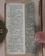 Load image into Gallery viewer, Petit almanach Universel Pour l’année M.D.CC.XVIII, Le. Moetjens, Adrian. La Haye. 1717.