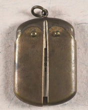 Load image into Gallery viewer, Almanach 1879. Germany. Novel brass folding case.