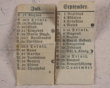 Load image into Gallery viewer, Almanach 1879. Germany. Novel brass folding case.