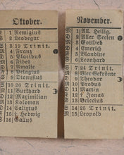 Load image into Gallery viewer, Almanach 1879. Germany. Novel brass folding case.