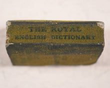Load image into Gallery viewer, Bryce, David & Son. Glasgow. Advertising. Bryce's Diamond English Dictionary. Royal Insurance Company promo. 1896.