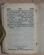 Load image into Gallery viewer, Bryce, David & Son. Glasgow. Advertising. Bryce's Diamond English Dictionary. Royal Insurance Company promo. 1896.