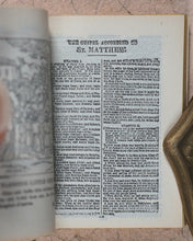 Load image into Gallery viewer, Holy Bible containing Old and New testaments. Translated out of the original tongues. Printed by Authority. Bryce, David and Son. Glasgow. 1901. Illustrated Miniature Bible.