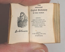 Load image into Gallery viewer, Bryce, David & Son. Glasgow. Advertising. Smallest English Dictionary in the World. Dixon's Crucibles promotional edition. Glasgow. Circa 1900.
