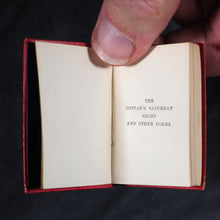 Load image into Gallery viewer, Burns, Robert. Cottar's Saturday Night and other poems. Bryce, David & Son. Glasgow. 1907. Complete with original brass book holder bust of Burns.