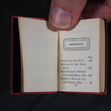 Load image into Gallery viewer, Burns, Robert. Cottar's Saturday Night and other poems. Bryce, David & Son. Glasgow. 1907. Complete with original brass book holder bust of Burns.