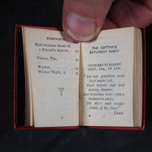 Load image into Gallery viewer, Burns, Robert. Cottar's Saturday Night and other poems. Bryce, David & Son. Glasgow. 1907. Complete with original brass book holder bust of Burns.