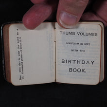 Load image into Gallery viewer, Thumb Birthday Text Book of short verses from the bible. Bryce, David & Son Glasgow. 1894.