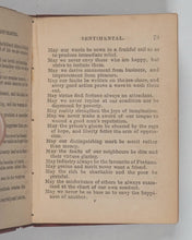 Load image into Gallery viewer, Social and Convivial Toast-Master and Compendium of Sentiment. McGuire, Frederic. Nelson Street. London. 1847.