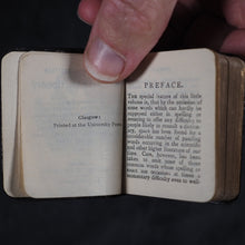 Load image into Gallery viewer, Bryce's Thumb English Dictionary. Bryce, David & Son. Glasgow. Circa 1888. In ' Midgets' slipcase.