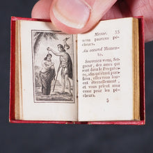 Load image into Gallery viewer, Petit Paroissien de la Jeunesse. Marcilly. Rue St. Jacques, 10. Paris. Circa 1840. Original slipcase, magnifying glass and case.
