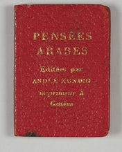 Load image into Gallery viewer, Pensées Arabes. Kundig, Andrée. Genève. 1957.