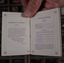 Load image into Gallery viewer, Renshaw's Royal Almanack for 1871. >>RARE ROYAL MINIATURE ALMANAC<< Publication Date: 1870 CONDITION: NEAR FINE