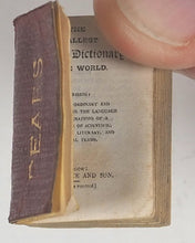 Load image into Gallery viewer, Smallest English Dictionary in the World. Bryce, David & Son. Glasgow. Circa 1900.