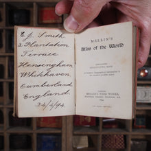 Load image into Gallery viewer, Mellin's Atlas of the World. >>RARE MINIATURE ATLAS<< Publication Date: 1894 CONDITION: VERY GOOD
