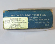 Load image into Gallery viewer, GOLDEN DAWN TAROT DECK. Robert Wang. U.S. Game Systems. 1978.