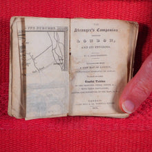 Load image into Gallery viewer, Stranger's Companion through London embellished with a new map beautifully engraved by Dowar. >>MINIATURE LONDON GUIDE AND MAP BOOK<< Bellchambers, Edmund. Publication Date: 1835 CONDITION: GOOD