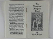 Load image into Gallery viewer, Medieval Scapini Tarot. Luigi Scapini. U.S. Games Systems Inc. SM78. Printed in Switzerland by A.G. Muller. 1985. ISBN 0880790318.