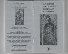 Load image into Gallery viewer, Manga Tarot. Riccardo Minetti. Artwork by Anna Lazzarinin. Lo Scarabeo, Torino. 2006. ISBN 9788883955273.
