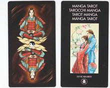 Load image into Gallery viewer, Manga Tarot. Riccardo Minetti. Artwork by Anna Lazzarinin. Lo Scarabeo, Torino. 2006. ISBN 9788883955273.