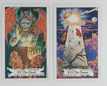 Load image into Gallery viewer, Hanson-Roberts Tarot Deck. Illustrated by Mary Hanson-Roberts. U.S. Games Systems Inc. 1985. ISBN 0880790792