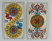Load image into Gallery viewer, Tarot cards 'IJJ'. A.G. Müller & Cie. Switzerland. Fabriqué de Cartes à Schaffhouse. Waddingtons Playing Card Co. Ltd. 19701970