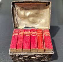 Load image into Gallery viewer, Six books in the Midget Series in Decorated Metal Casket c 1900