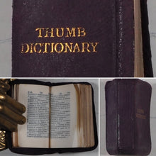 Load image into Gallery viewer, BRYCE'S DIAMOND ENGLISH DICTIONARY. Comprising: Besides The Ordinary And Newest Words in the Language, Short Explanations of a Larger Number of Scientific, Philosophical, Literary, and Technical Terms. Published by David Bryce, 1896. >>MINIATURE BOOK<<