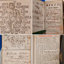 Load image into Gallery viewer, Rider's British Merlin : for the year of our Lord God 1752. Compiled for his Country's Benefit, by Cardanus Rider. Publication Date: 1752 Condition: Good